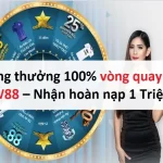 vòng quay may mắn w88